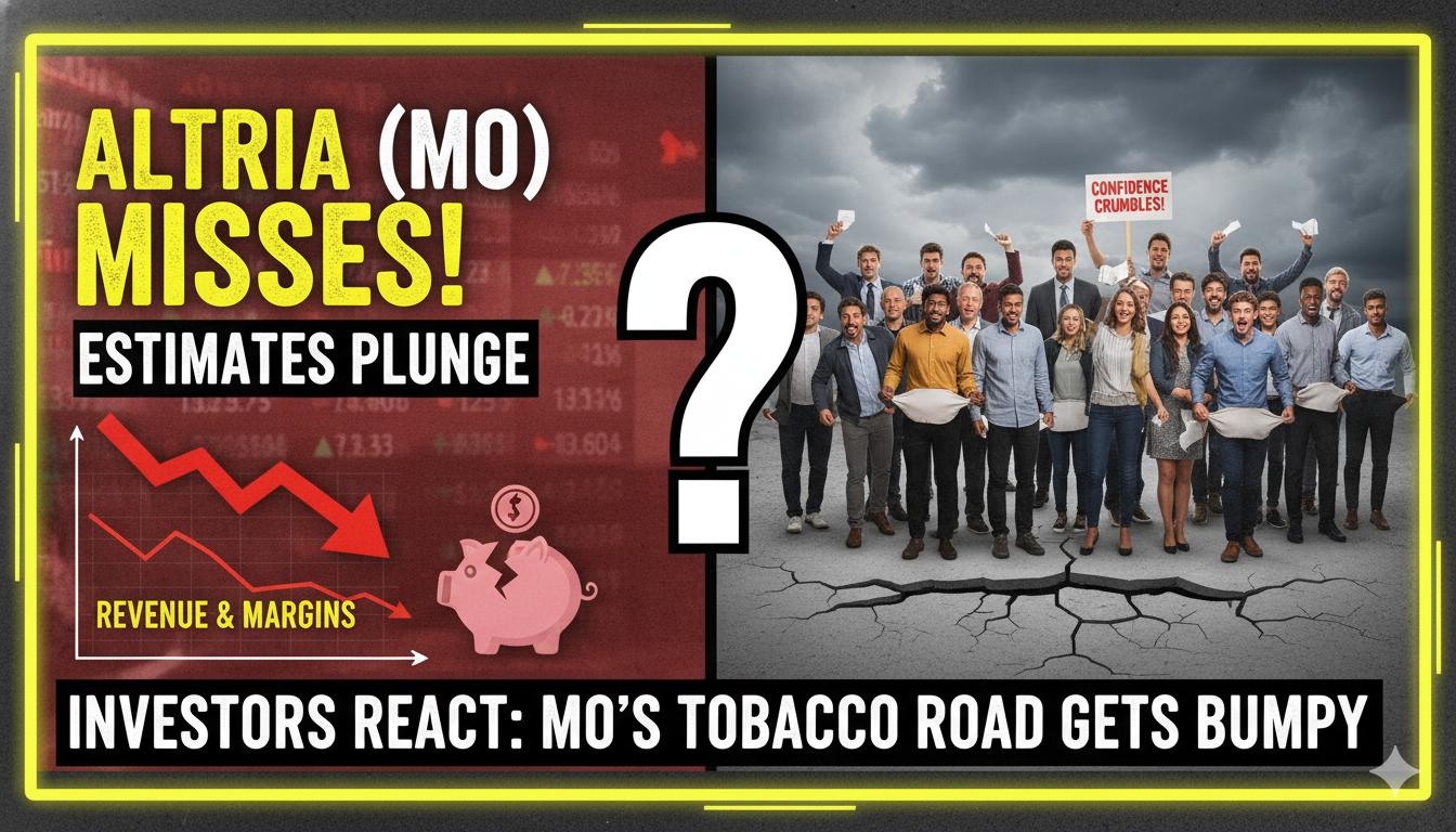 Graph depicting Altria Group's stock price movements alongside key financial metrics.