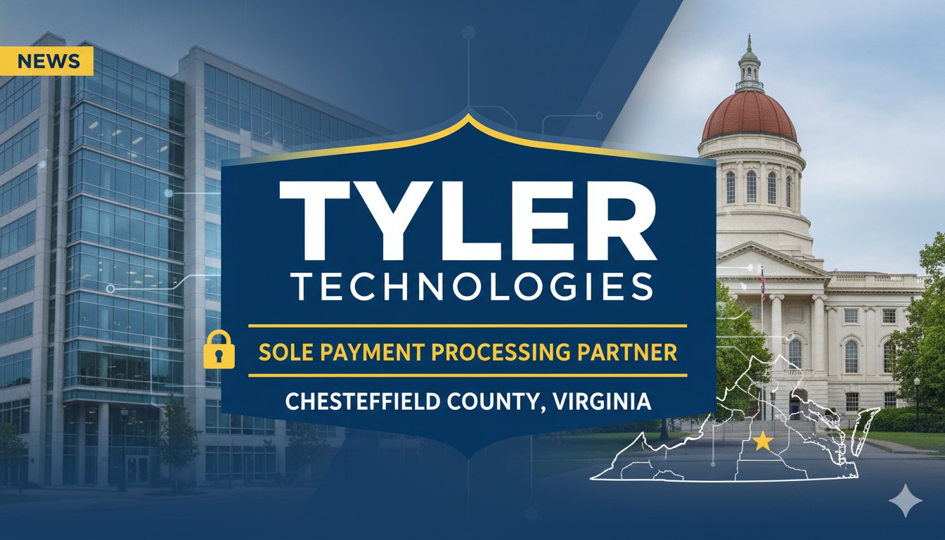 Digital payment portal interface for county services with secure transaction elements.