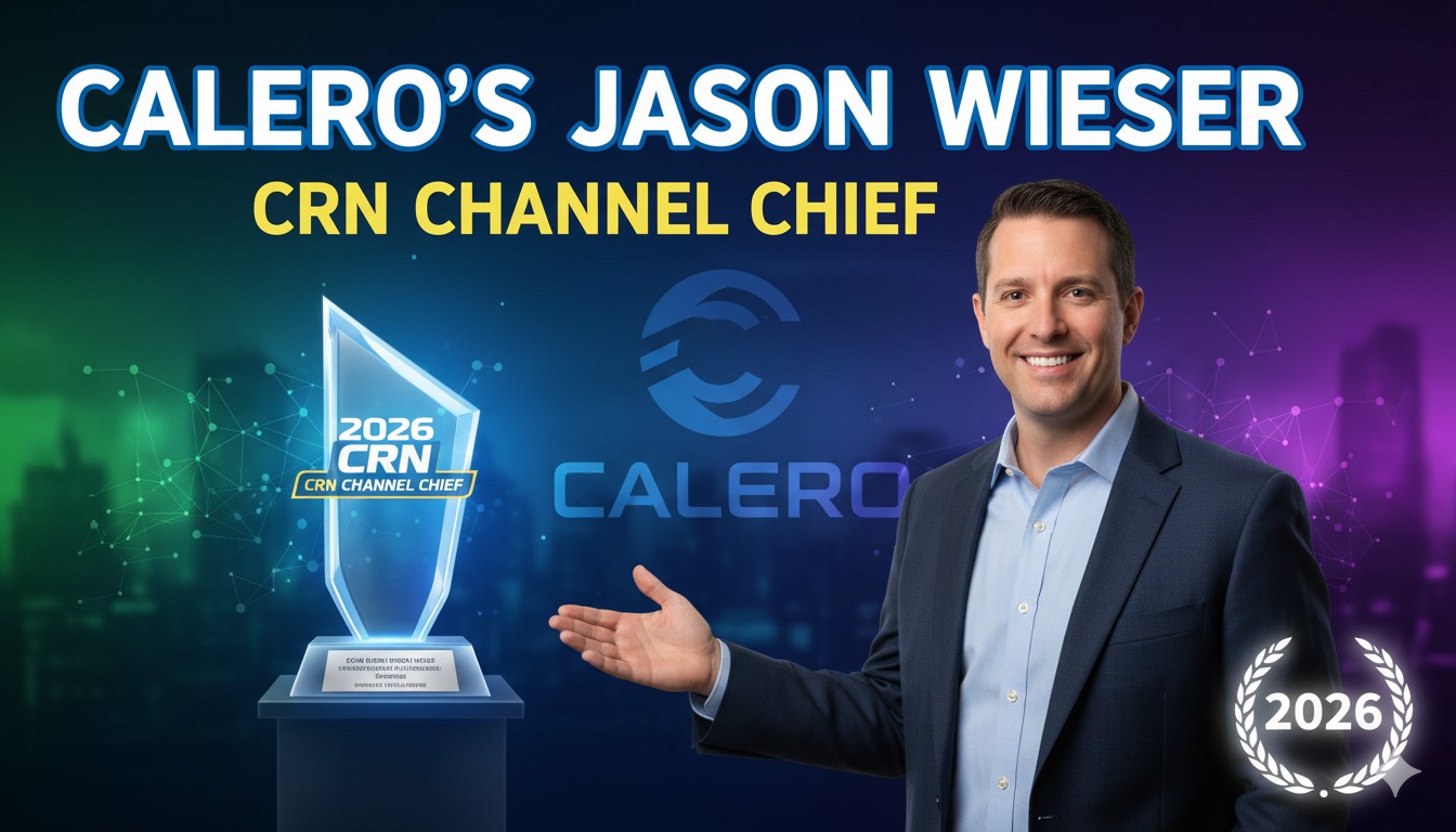 Jason Wieser, Senior Vice President of Channel Sales at Calero, honored as 2026 CRN Channel Chief