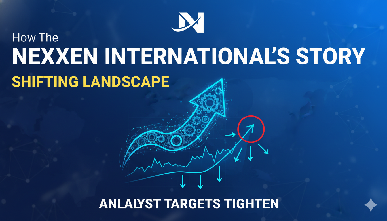 Chart showing Nexxen International (NEXN) stock price trend with analyst price target adjustments in 2026