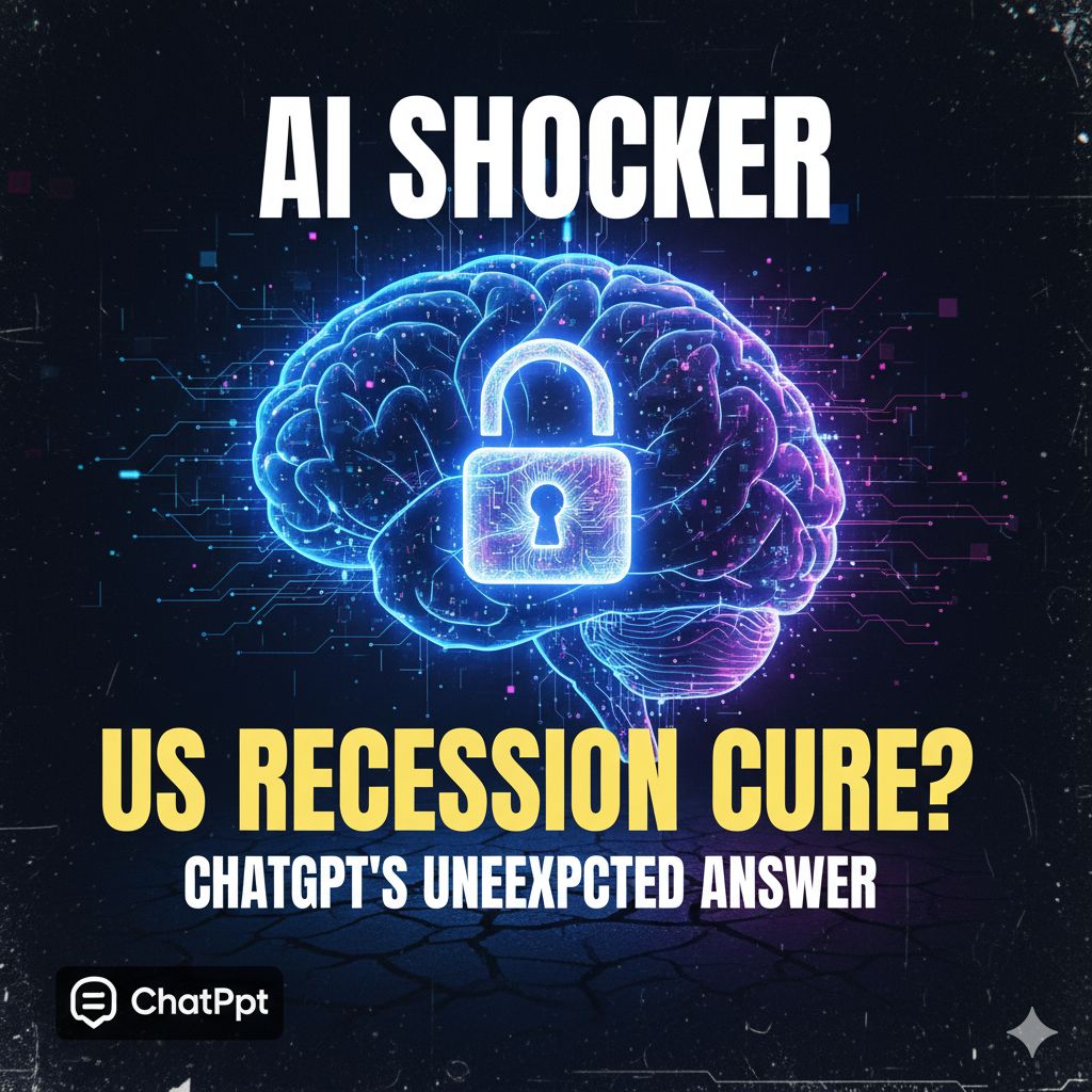 Alt Text for featured image : Chart showing US economic indicators like GDP growth, unemployment rate, and recession probability for 2026 with policy solution icons overlay.